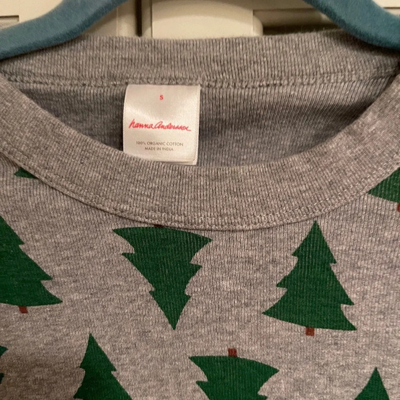 Hanna Andersson Long John Top Christmas Tree print - Picture 4 of 4